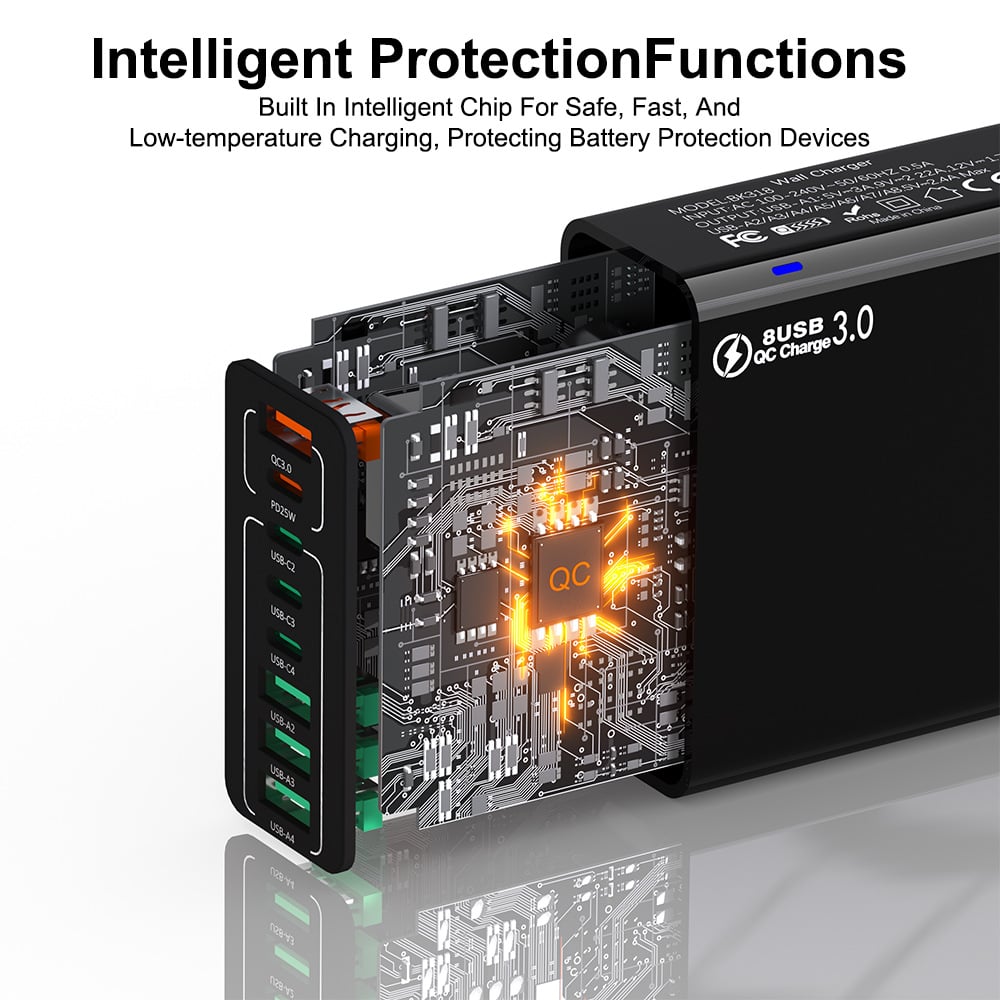 8 Ports USB Fast Charger
